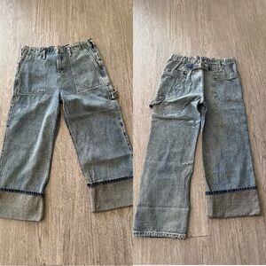 Oli & Hali Blue Denim Carpenter Pants NWOT